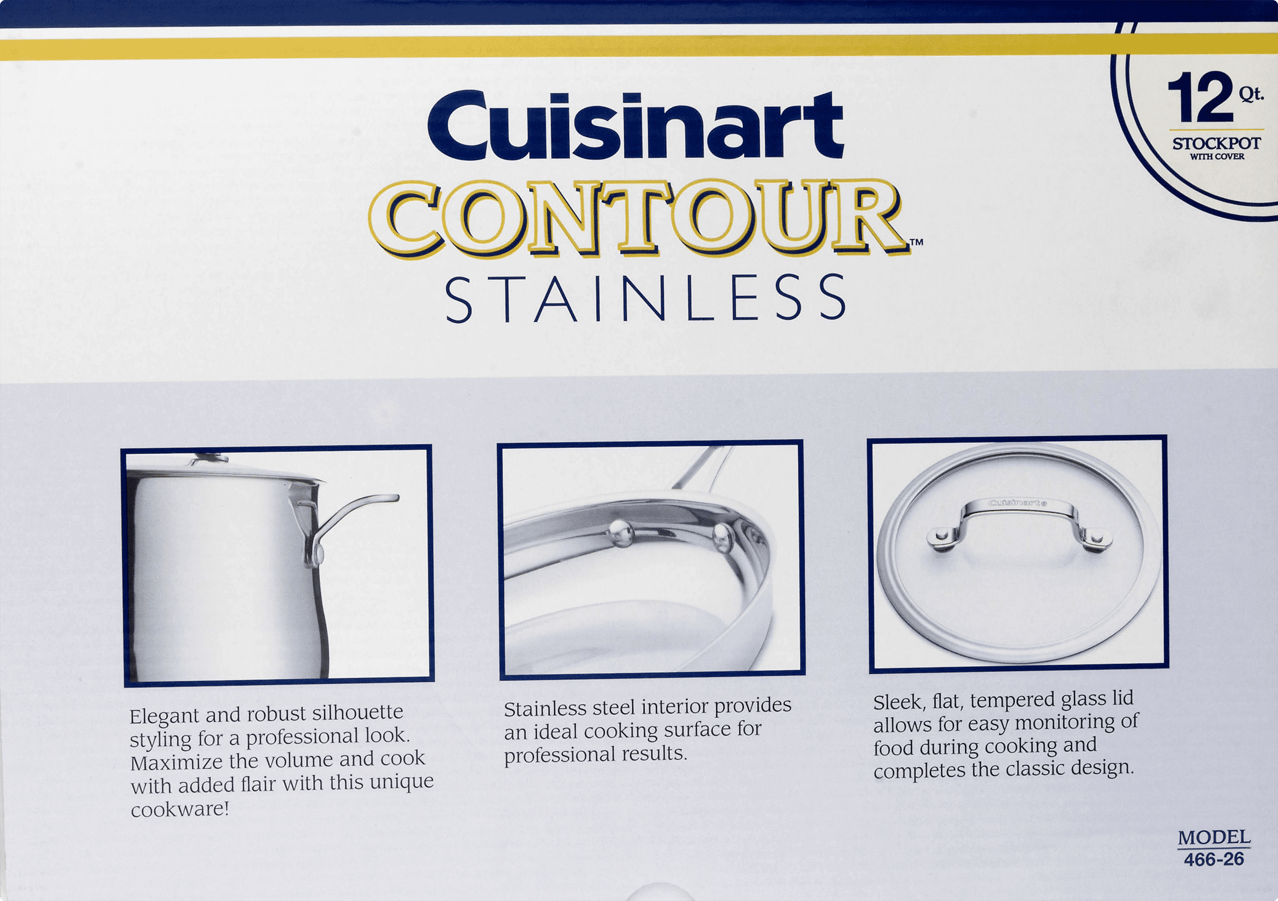 cuisinart contour 12 quart stock pot