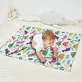 thumbnail image 2 of White Cute Dinosaurs Pattern Blanket,Comfortable Soft Flannel Throw Blanket,All Season,Warm Lightweight Blankets for Sofa Bed Couch Living Room Chair,30"x40", 2 of 4