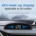 thumbnail image 2 of Car HUD Head-up Display Digital Navigation Speedometer Dual System Display Screen with SpeedTimeDirectionMileage Vehicle Overspeed Fatigue Driving, 2 of 7