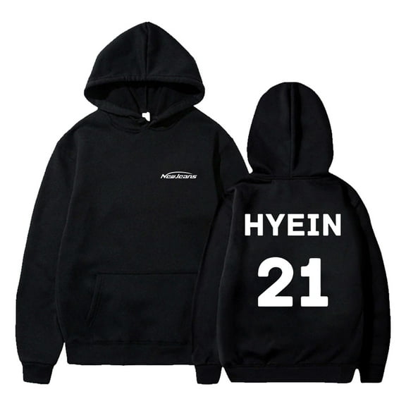 Kpop New Jeans Merch Hoodie NewJeans Hyein 21 Long Sleeve Streetwear Men Women Hooded Sweatshirt