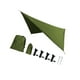 thumbnail image 5 of Toldo de para camping, accesorio portátil para tienda de campaña, toldo de lona para senderismo, actividades al libre, viajes y jardín. Verde, 5 of 9