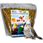 Birds LOVE All Natural Garden Blend Bird Food for Small Birds - Lovebirds, Cockatiels, Parakeets and Parrotlets 2lb