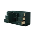 thumbnail image 2 of Wyndham Collection Miranda 60" Wood Single Bathroom Vanity in Nickel Trim/Green, 2 of 4