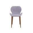 thumbnail image 3 of HomeRoots Kitchen 29" Grey Fabric and Metal Dining Chair 283715-Grey, 3 of 5