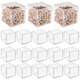 thumbnail image 1 of 18 mini cajas cuadradas de acrílico, cubos de acrílico transparente, caja de almacenamiento cuadrada pequeña, contenedor de dulces transparente, caja de regalo transparente, pequeño organizador para a, 1 of 6