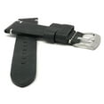 thumbnail image 2 of 20mm Vintage Watch Band Strap, Leather, Minimal Stitch, Stainless Steel Buckle, 2 of 7