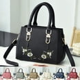 thumbnail image 2 of Dakiuu Floral Embroidered Crossbody Purses and Handbags for Women Vintage Small PU Leather Tote Retro Top Handle Satchel Shoulder Bags with Detachable Straps, 2 of 5