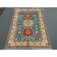 thumbnail image 2 of Kazak Light Blue 6X8 Handmade Wool Rug # 13899, 2 of 11