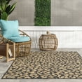 thumbnail image 5 of nuLOOM Terenia Leopard Indoor/Outdoor Area Rug, 6' 7" x 9', Dark Gray, 5 of 9