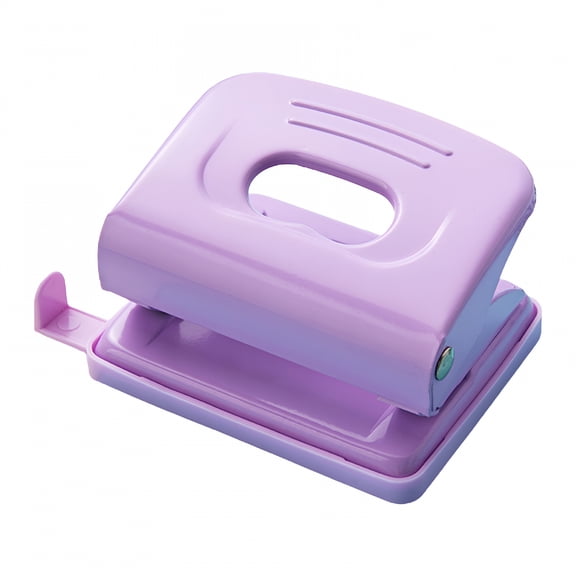 CCOCC 2-Hole Punch Round Hole Puncher Non-slip Handle 20 Sheets Capacity Office Supplies for Card Making File Paper Binding