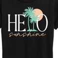thumbnail image 3 of Instant Message - Hello Sunshine Palms - Women's Short Sleeve Graphic T-Shirt, 3 of 6