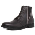 thumbnail image 6 of Replay NewKirk Men's Side Zip Lace Up Chelsea Boots In Stone Size 7, 6 of 6
