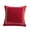 Red, variant on Modern Decorative Throw Pillow Cover, Soft Square Cushion Case with Elegant Border Design for Sofa Couch Bed Living Room Home Décor – 1 Pack