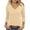 Beige 1, variant on UAMVSH 3/4 Sleeve Shirts for Women Casual V-Neck Loose Fit Dressy Blouses Soft Vacation Work Tunic Tops Ladies Trendy Outfits(X-Large,Orange 1)