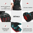 thumbnail image 5 of Approved Winter Motorcycle Gloves, Three-Finger Waterproof Touch Screen Gloves, Lightweight and Warm Protection for Motorcycling, ATV, Outdoor Activities -Versailles-L, 5 of 5