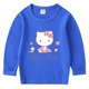 thumbnail image 3 of Camiseta de algodón de Hello Kitty para chico de otoño, camiseta de manga larga con cuello redondo y dibujos animados, ropa para niños y niñas, 3 of 5
