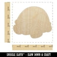 thumbnail image 2 of Shy Turtle Hiding in Shell Wood Shape Unfinished Piece Cutout Craft DIY Projects - 4.70 Inch Size - 1/8 Inch Thick, 2 of 7