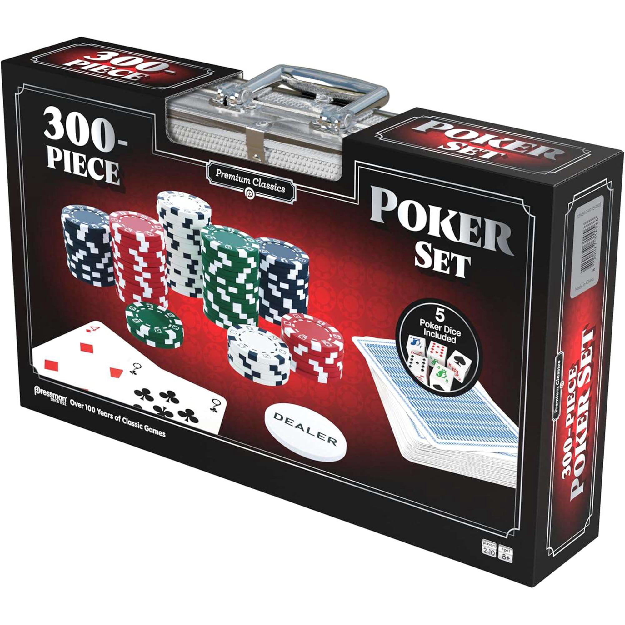 Pressman Premium Classics: 300-Piece Poker Set