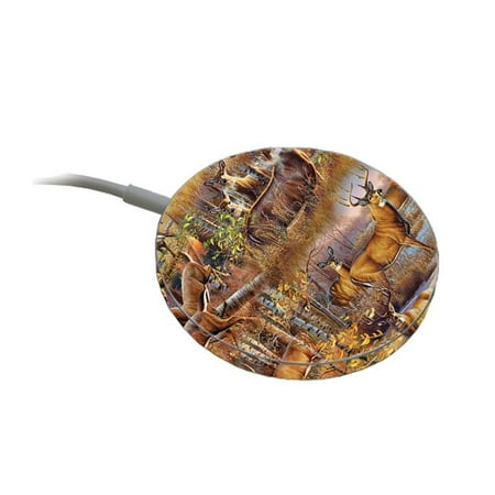 MightySkins APMACH-Deer Pattern Skin Compatible with Apple MagSafe Charger - Deer Pattern