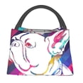 thumbnail image 1 of Balery Colorful Bulldog Bolsa de Aislamiento Portátil – Bolsa de Almuerzo con Forro de Aluminio Mejorado, Funda Impermeable y Fácil de Limpiar para Picnic y Caja de Almuerzo, 1 of 6
