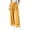 A Yellow, variant on Causal Pants Womens Cargo Pants Women's Fashion Solid Color Elastic Waist Pocket Ruched Straight Leg Pants Black L