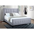 thumbnail image 2 of King Modern Wing Fabric Bed in Dove Gray, 2 of 7