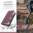 thumbnail image 5 of Wallet Case for iPhone 14 Plus（6.7"） for Men Women Girls, Kickstand Folio Flip Phone Case with Card Holder for Apple iPhone 14 Plus（6.7"） 2022, Wine, 5 of 9