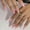 Almond sparkle french pink, variant on Fofosbeauty 24 pcs Almond Fake Nails Tips, Medium Press on French Nails, Christmas Silver Silent Night