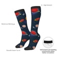thumbnail image 4 of Fotbe Space Cartoon Calcetas Divertidas Estampadas para Hombre y Mujer, Calcetas de Algodón hasta la Rodilla para Caminar, Correr, Enfermería y Embarazo, 4 of 6