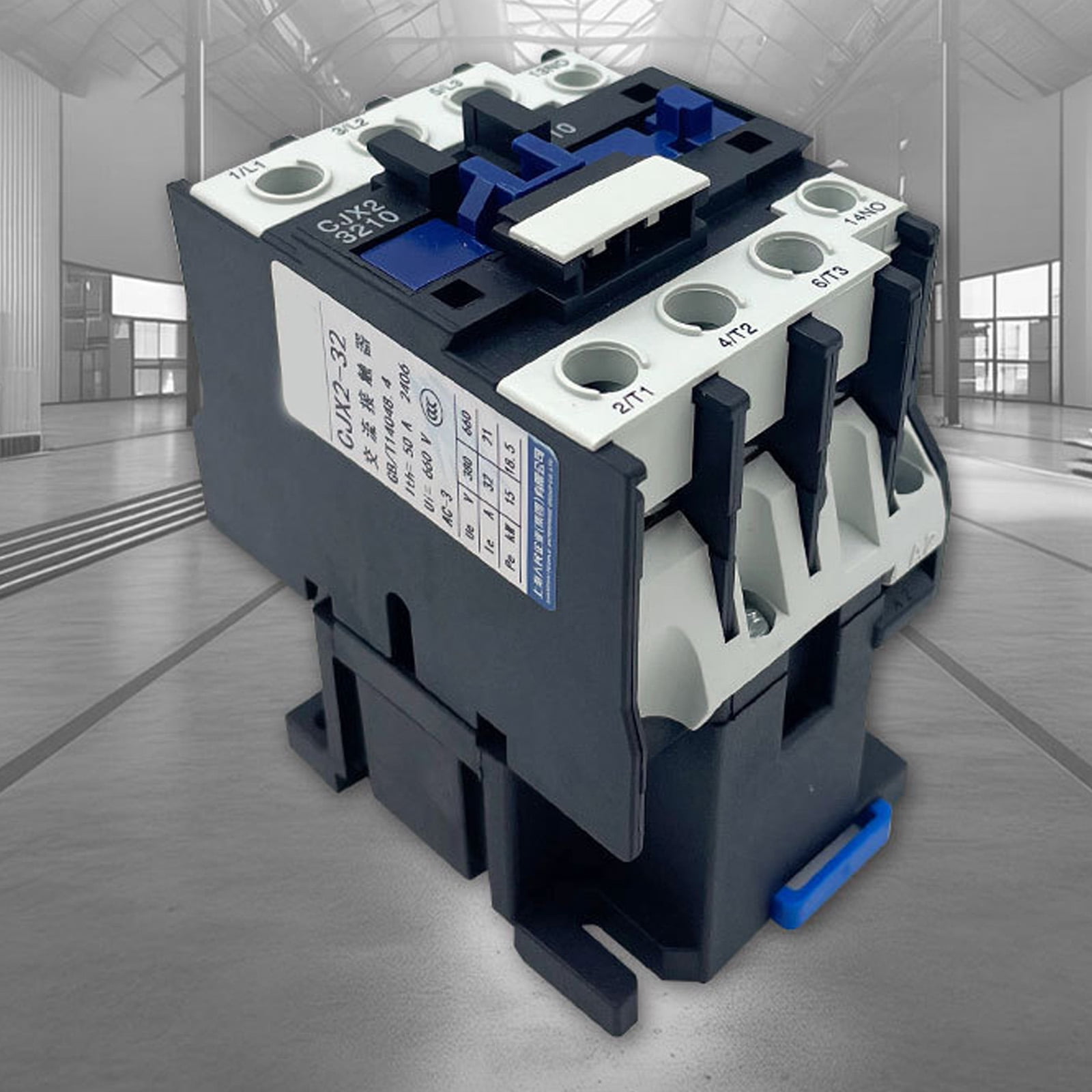 Low Voltages Contactor CJX2-3210 Din Rails Mounted Normal Open Contactor For Motor Control Efficient Heat Dissipation