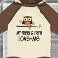 thumbnail image 4 of Inktastic Nana and Papa Love Me Baby Girl Girls Long Sleeve Baby Bodysuit, 4 of 5