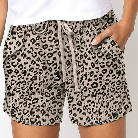 Oalirro Gift for Her Womens Swim Shorts Shorts for Women Womens Plus Size Drawstring Casual Elastic Waist Pocket Loose Solid Shorts Pants