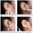 thumbnail image 5 of 4 Pack Disposable Ear Stud Gun Kit, Painless and Aseptic Ear Piercing Tool for Men, Women, and Girls - Silver Gold, 5 of 5