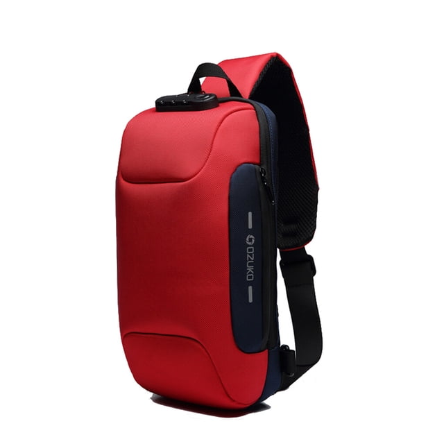 Xingzhi Men Bags Chest Pack Multi-function Lock USB Anti Theft Waterproof Mobile Multi-pocket Trip Shoulder Backpack