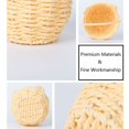 thumbnail image 5 of Twfbrm Easter Baskets for Kids, Small Rattan Woven Easter Bunny Basket with Handle, Portable Lightweight Easter Eggs Hunting Basket Rustic Farmhouse Decorative Flower Basket Spring Decor for Home, 5 of 9