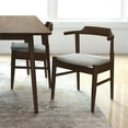 thumbnail image 3 of Ashcroft Mid-Century Modern Dining Chair, Gray Fabric, Kids, Solid, Set of 2, 3 of 5