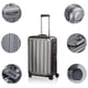 thumbnail image 2 of Maleta Travelking totalmente de aluminio de 75 litros con cierre TSA de 28 pulgadas, 2 of 7