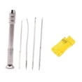 thumbnail image 3 of Punzón de costura para artesanía en cuero,Kit de herramientas de punzón para coser,cosido a mano,reparación de calzado,Puño de costura con enhebrador de hilo,bolsa,reparación de, 3 of 10