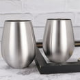thumbnail image 3 of 8PCS Stainless Steel Stemless Wine Glasses Kitchen Bar Unbreakable Metal Drink Cups for Indoor & Outdoor Picnics Camping, 3 of 9