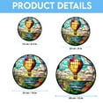 thumbnail image 6 of Hot air Balloon at The Edge of The Ocean Suncatcher Indoor/Outdoor Stained Glass Window Hanging Handmade Suncatchers Decoration for Home Garden Christmas Party Wedding, 6 of 6