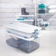 thumbnail image 4 of Latching Box, Stackable Storage Bins with Lids, Clear Plastic, 32 Quart, 4 of 9