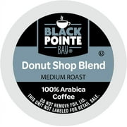 Black Pointe Bay Coffee, Donut Shop Blend, Medium Roast, 80 Count Single Serve Coffee Pods for Keurig K-Cup Brewers