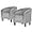 Grey, variant on ONKER Velvet Accent Chair, Modern Club Chair Upholstered Armchair with Solid Legs Comfy Sofa Chair for Living Room/Bedroom/Waiting Room, Grey