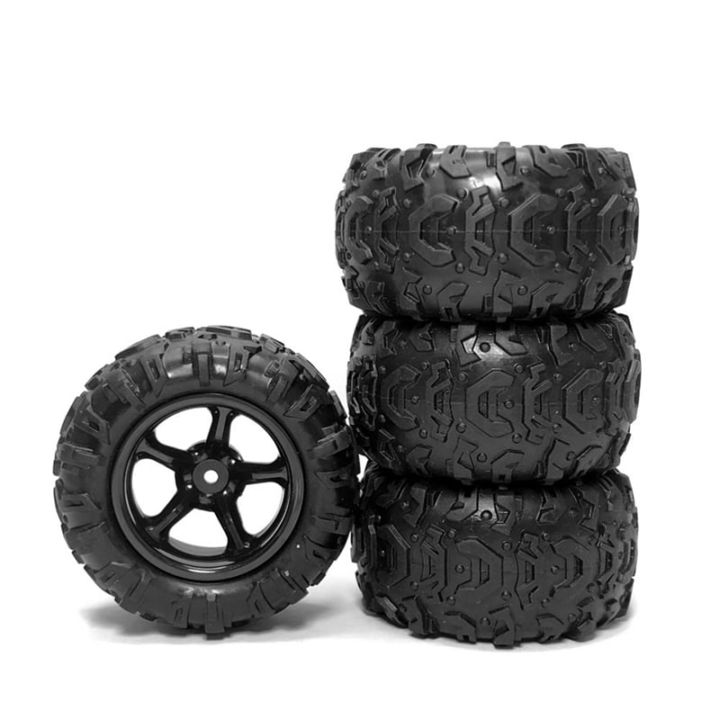 journalist ramme Hykler 4Pcs Rubber Tire Wheel Tyre for 9300 9310 PXtoy 9300 9302 9303 9304 1/18 RC  Car Spare Parts Accessories - Walmart.com