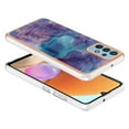 thumbnail image 7 of Designed for Samsung Galaxy A32 5G Marble Case, Ultra Thin Girls Women Plating Marble Designed Flexible Soft TPU IMD Marble Protective Case Cover for Samsung Galaxy A32 5G - Purple, 7 of 7