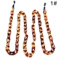thumbnail image 2 of Link Eyeglasses Chain Creative Leopard Glasses Strap Acrylic Sunglasses Strap, 2 of 10