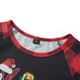 thumbnail image 5 of DuAnyozu Christmas Pajamas Matching Family Pj Set Long Sleeve Tops and Plaid Pants for Sleepwear Soft Loungewear Pjs, 5 of 10