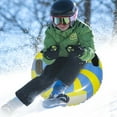thumbnail image 4 of Bamboohart Snow Tube For Winter Fun Inflatable 47 Inch Heavy Duty Snow Sleds For Kids And Adults, 4 of 7