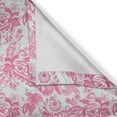 thumbnail image 4 of Ambesonne Flowers Valance Pack of 2, Pinkish Paisley Pattern, 54"X12", Pink, 4 of 5