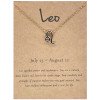 thumbnail image 2 of Xihbxyly Twelve Constellation Necklace Black Dripping Oil Constellation Card Clavicle Chain for Home, 2 of 2